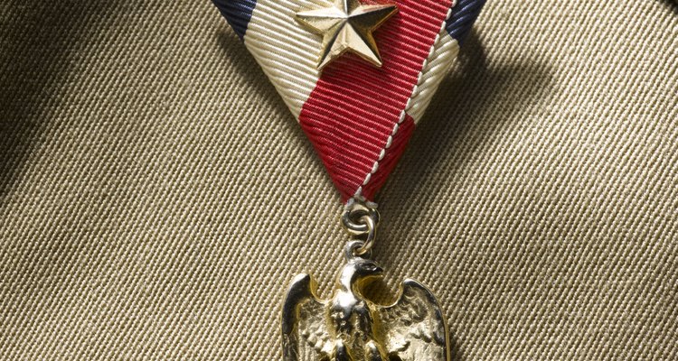 Medals must be worn a certain way for each military uniform.