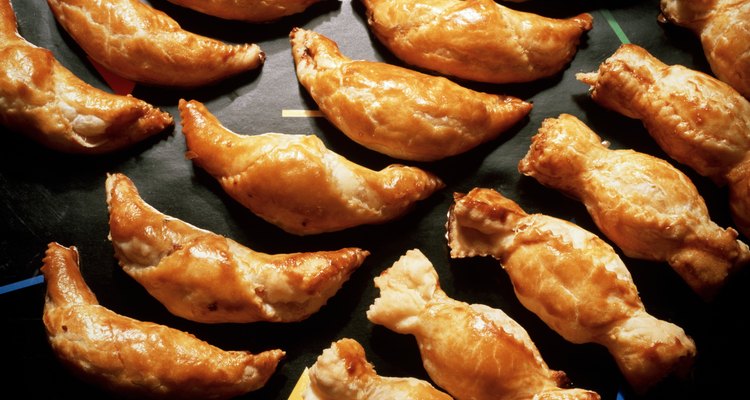 Add a variety of colours to turnovers for a visually pleasing presentation.
