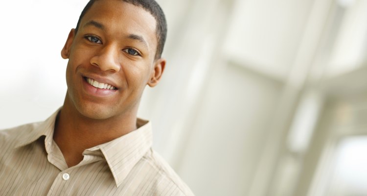 Portrait of a young man smiling