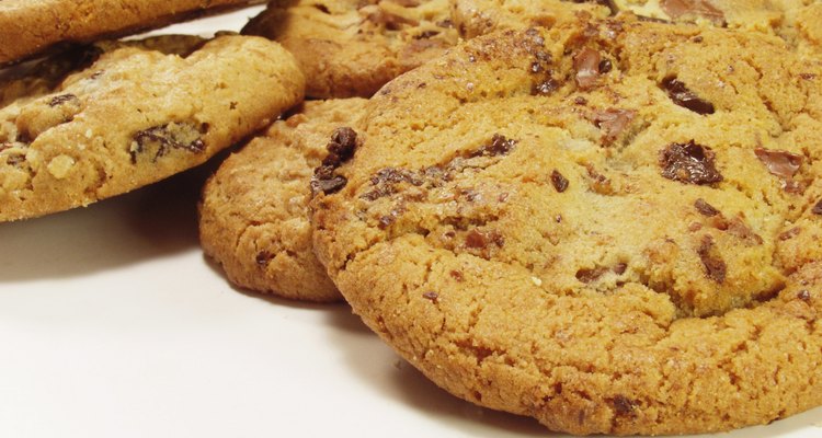 Close-up of chocolate chip cookies