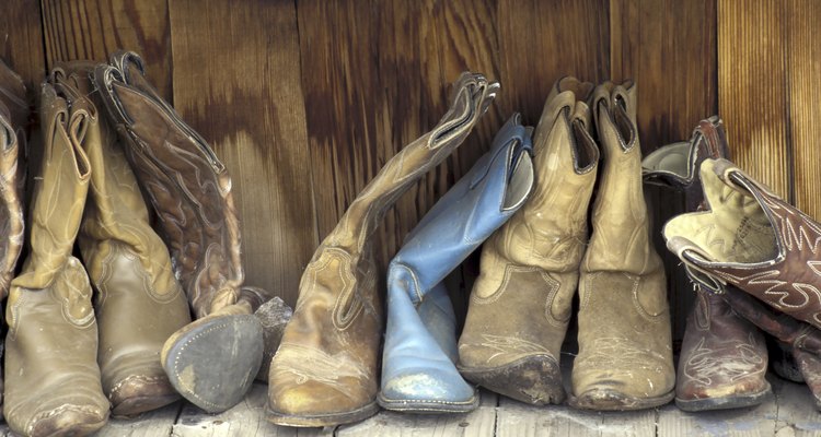 Close-up of cowboy boots