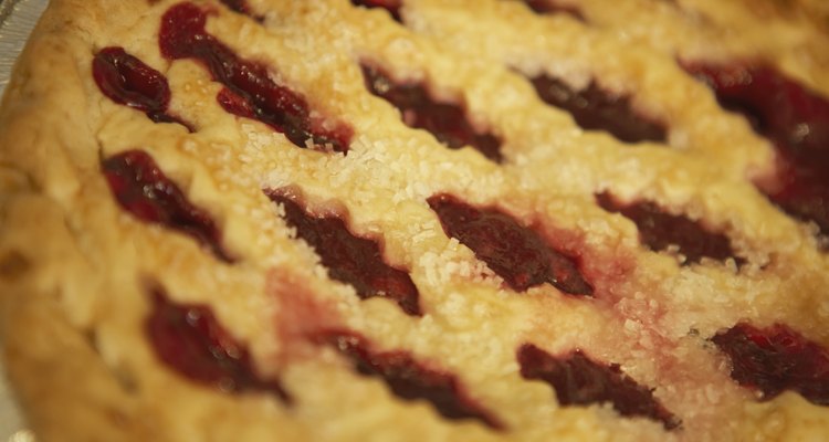 Close-up of a pie