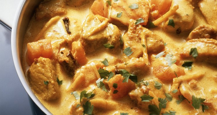 El número de calorías del Curry depende en lo que pongas en él.