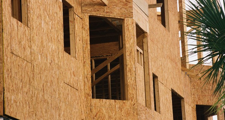 OSB is commonly used for many construction applications.