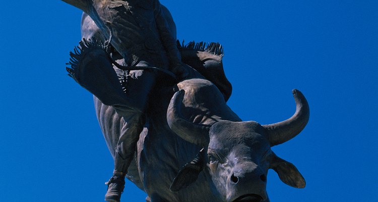 Bull riding barrels are a common practice tool.