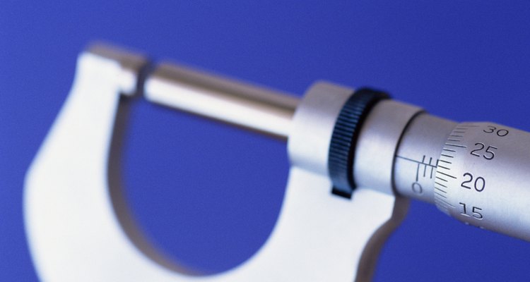 Micrometers are accurate to within a thousandth of an inch.
