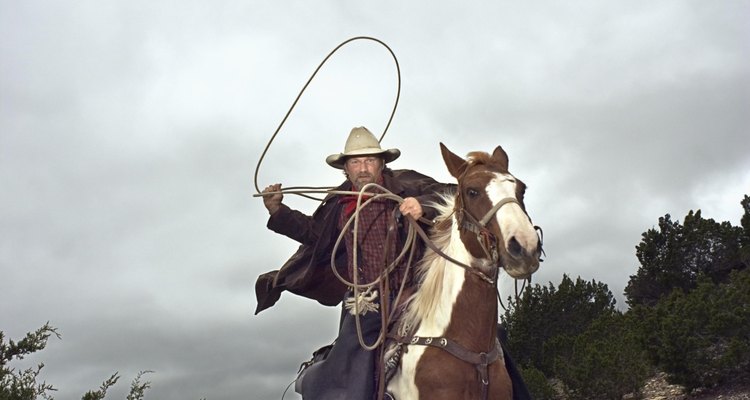 The rope used for calf roping is called a lariat.