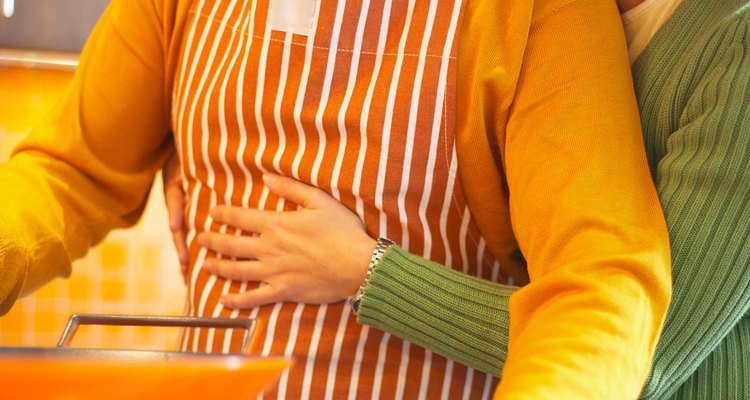 Both men and women enjoy a homemade apron anniversary gift.