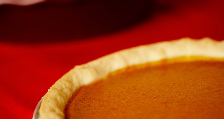 As crianças irão adorar uma mini torta de abóbora para a sobremesa