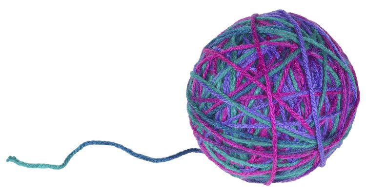 Soften itchy yarn by soaking it in hair conditioner.