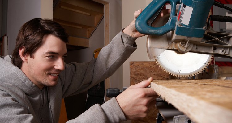 A T-bevel can be used to transfer angles to your mitre saw.