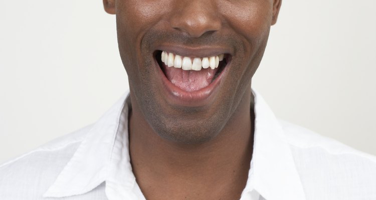 portrait of a man laughing