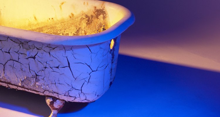 Re-enamelling can save an antique cast iron tub.