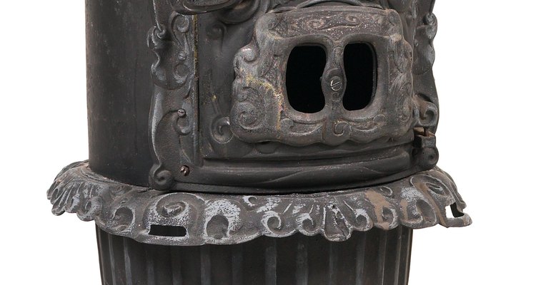Build a raised hearth to accent your wood burning stove.
