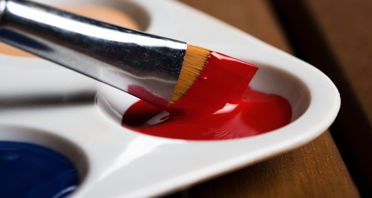 Certain paints can be used on foam core boards.