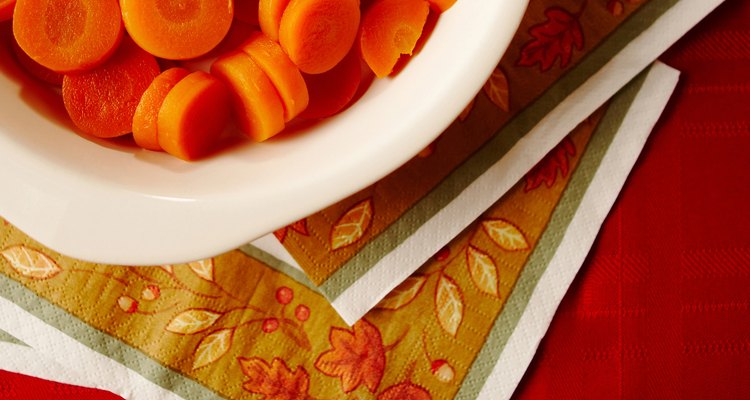 The natural oils found in carrots can stain plastic dishes.
