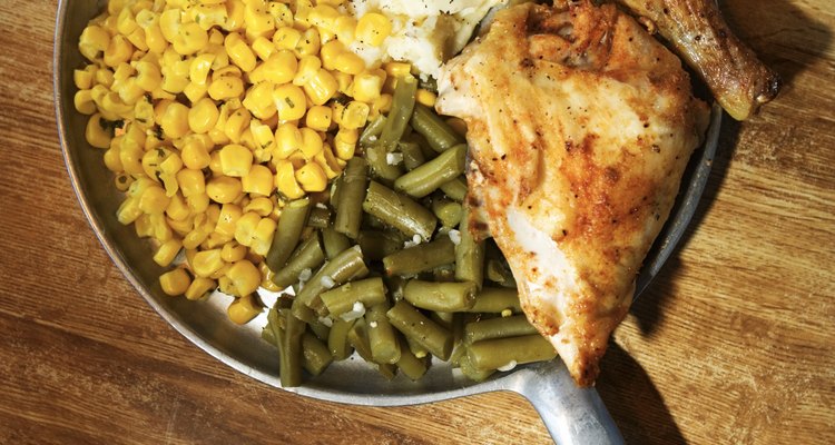 Chicken does not have to be bland and tasteless. Brown it for more flavour.