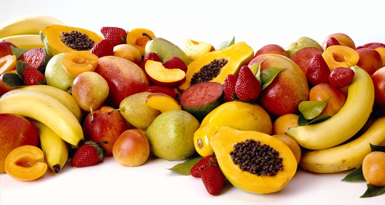 Assortment of tropical fruit