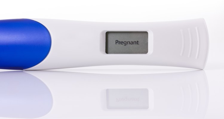 Use um teste de gravidez digital