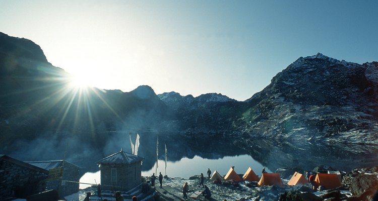 Acampamento no Himalaia, Nepal