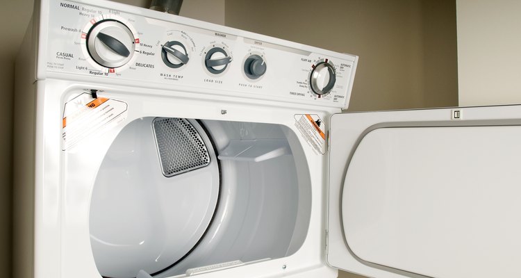 Empty the hplding tank on your condensing dryer when the water light comes on.