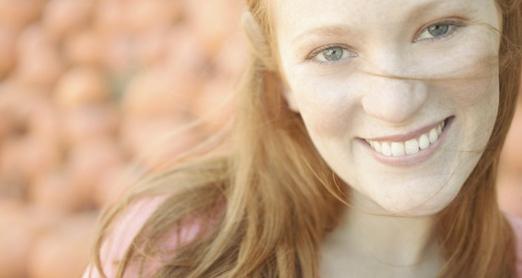 Portrait of a young woman smiling