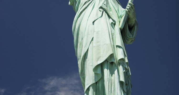 La Estatua de Libertad.