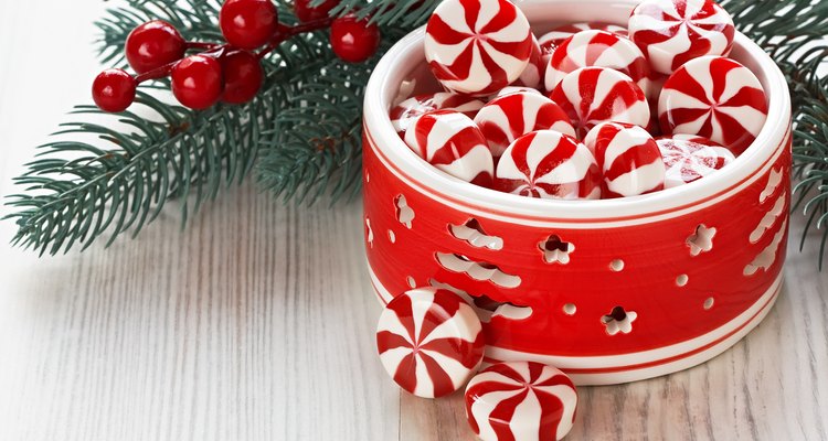Peppermint Christmas candy