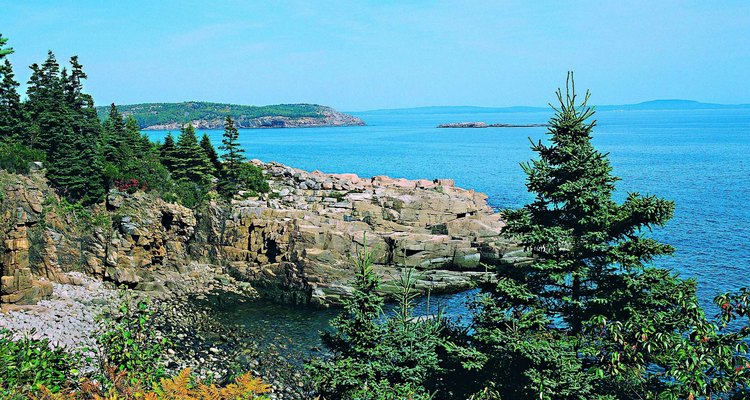 Coastline at Acadia National Park, Maine, USA