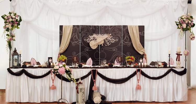 Groom and bride table