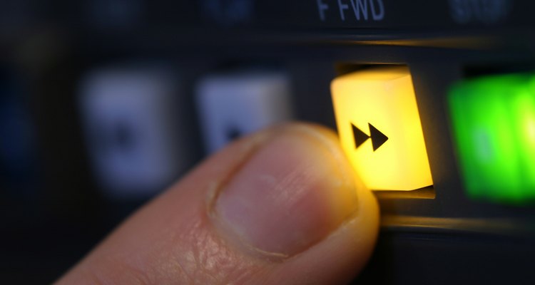 Fast-forwarding through an audio recording allows you to quickly find an edit point.