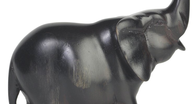 Ebony is a common material for African sculptures.