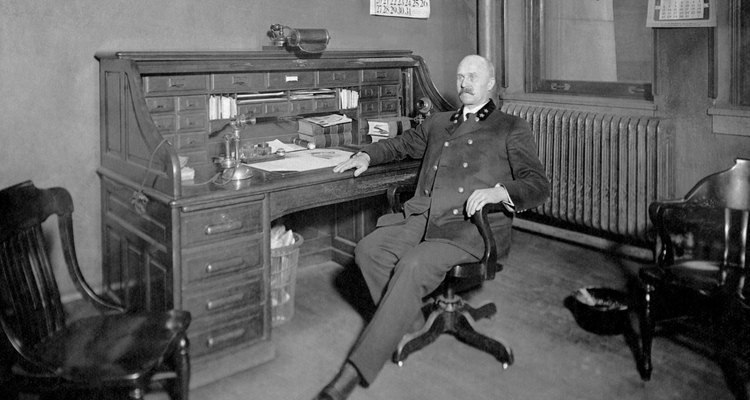 Roll-top desks have been in use in home and work offices for many years.