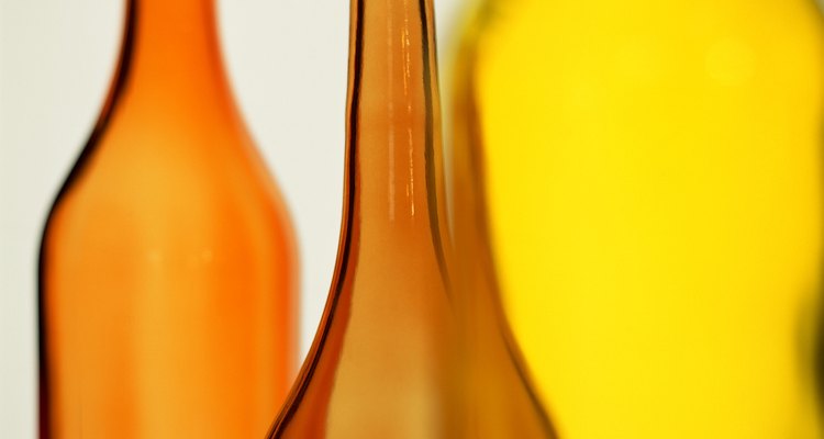 Different shapes, colours and bottle sizes will make your wall more interesting and colourful