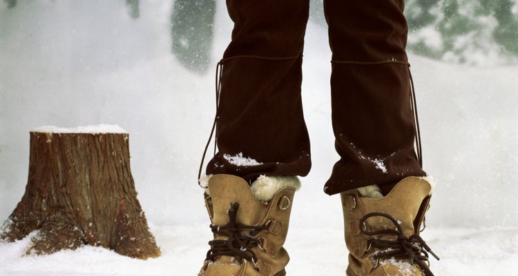 botas para nieve en Alaska
