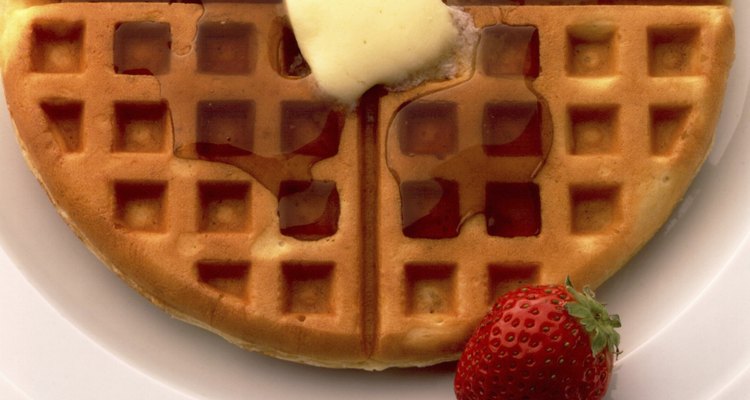 Homemade waffles are delicious, but cleaning up can be sticky business.