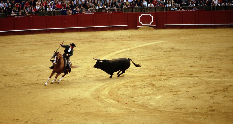 Las corridas de toros forman parte de las fiestas mayores.