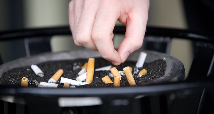 The smell and appearance of smoke remains long after cigarettes are out.