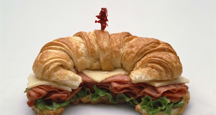 Croissant de jamón.