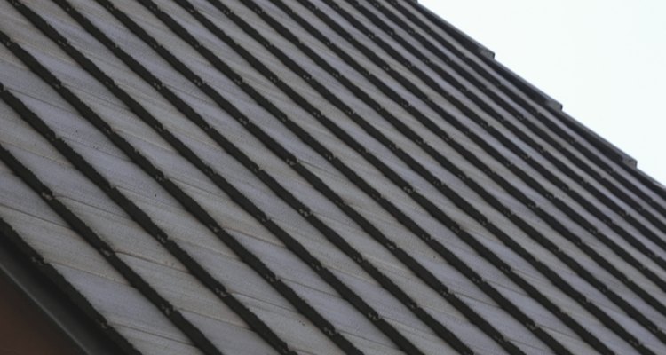 Um teto de ardósia é resiste a condições adversas de tempo