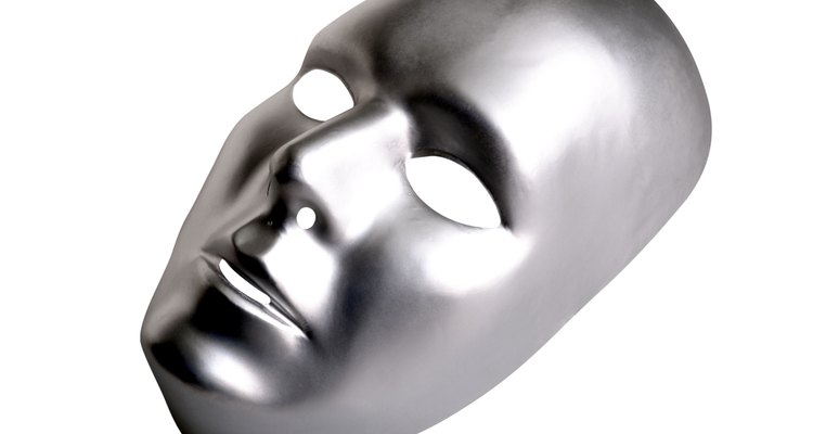 Give a store-bought plastic face mask a movable jaw.