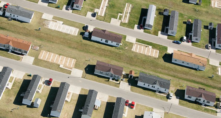 Mobile homes are prefabricated homes that are ready to be hooked to utilities.