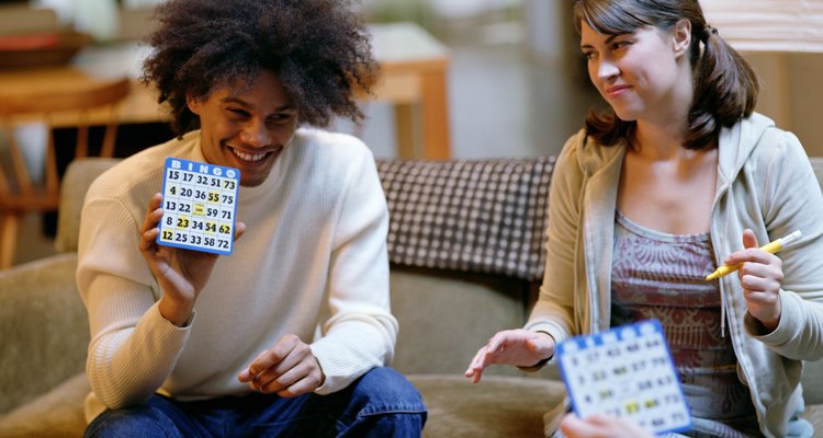 People playing bingo