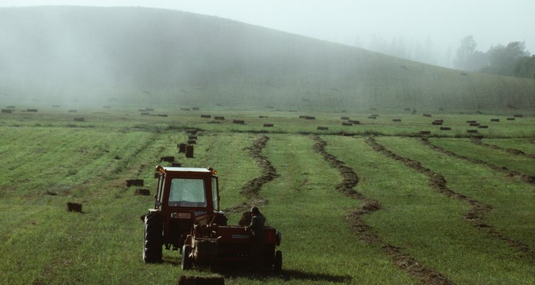 Tractors track hours of engine use instead of mileage.