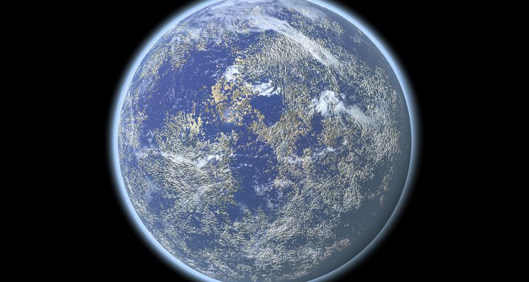 A terra tem condições atmosféricas únicas e temperatura para sustentar a vida