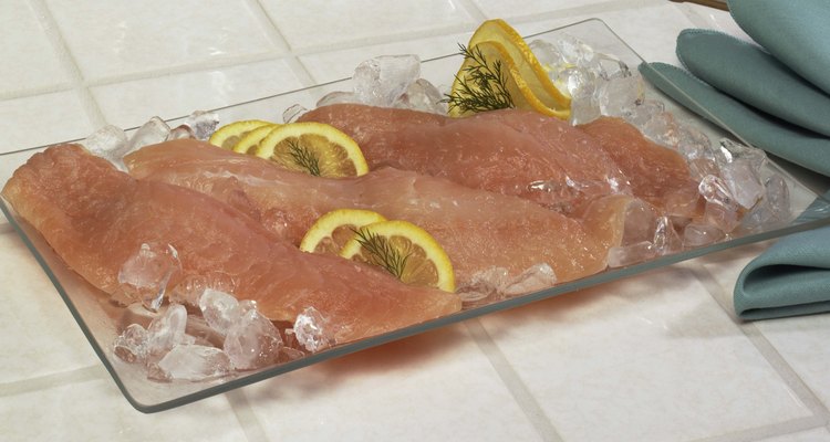 Red snapper on ice