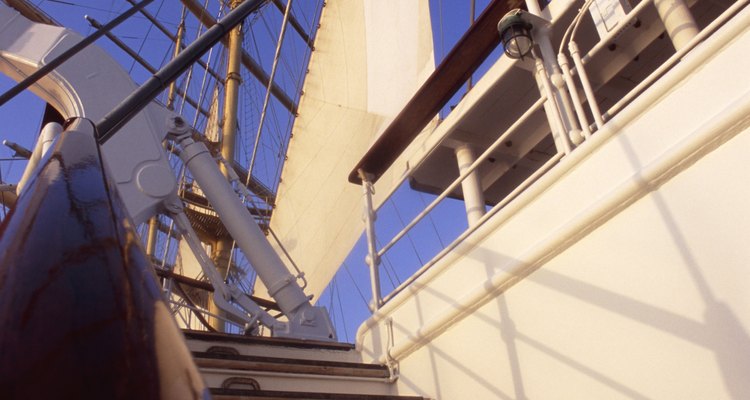 Ship's ladders were originally used on naval vessels, due to space constraints.