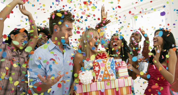 Happy People at a Birthday Party