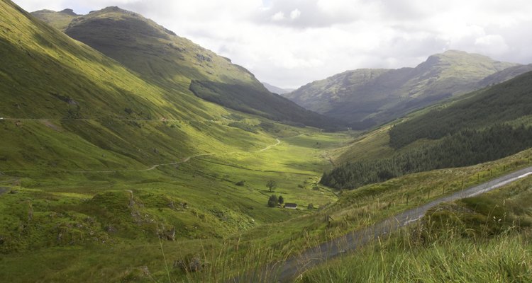 Hiking destinations in the UK include the Argyll Forest Park.