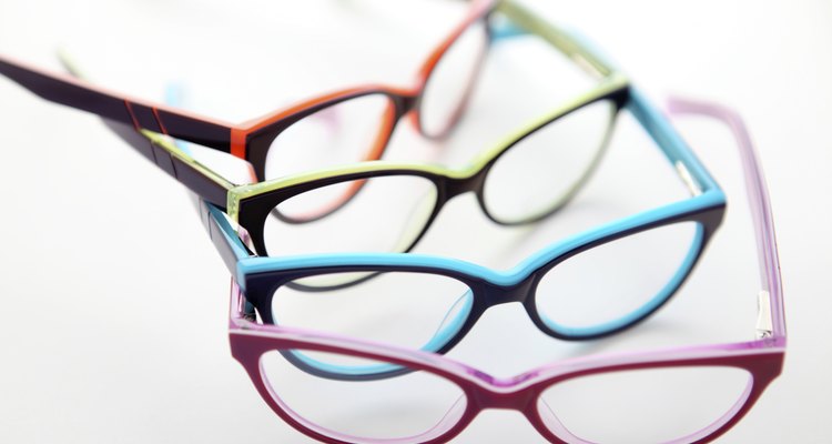 Composition of colored glasses